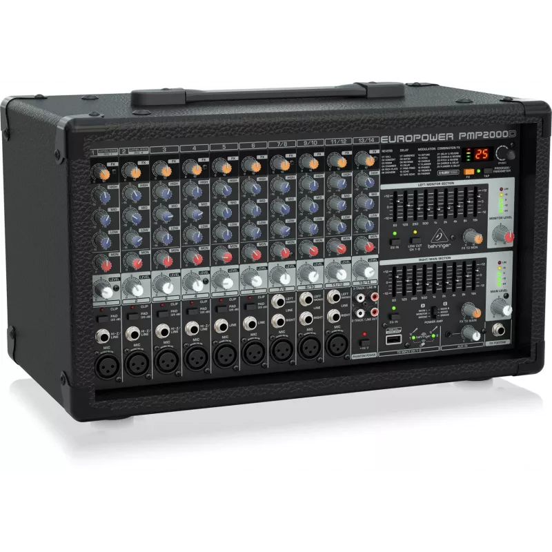 Behringer PMP2000D mikser audio 14 kanałów 2000W czarny