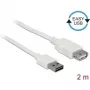 Kabel USB DeLOCK 85200 USB 2.0 2m Biały