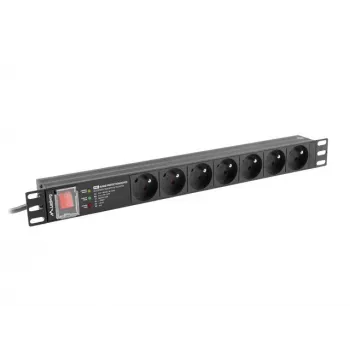 Jednostka dystrybucji zasilania PDU Lanberg PDU-PRO-07E-0200-BK