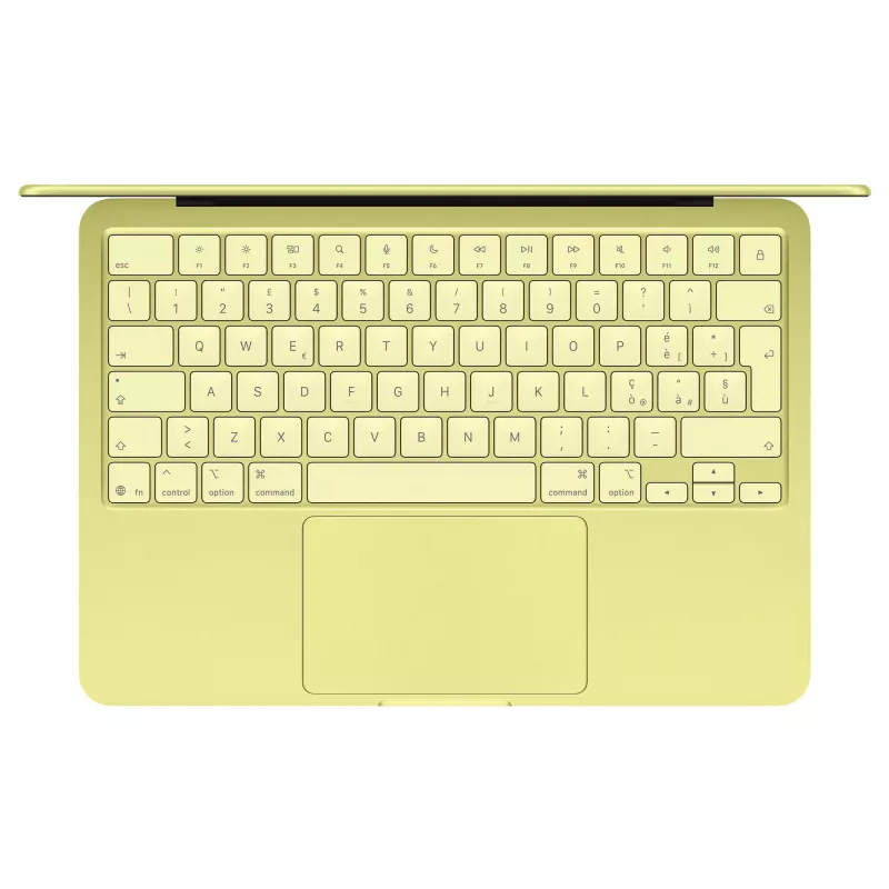 Apple MacBook Neo z chipem A18 Pro z 6-rdzeniowym CPU i 5-rdzeniowym GPU, 8 GB, 256 GB SSD - Citrus