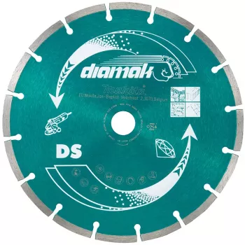Makita Diamak - Tarcza diamentowa - do betonu, marmuru, łupka, miękkiej cegły, bloczka cementowego - 115 mm (D-61123)