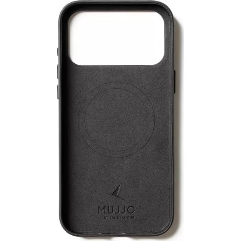 Mujjo Full Leather Case Etui na iPhone 17 Pro Max czarny