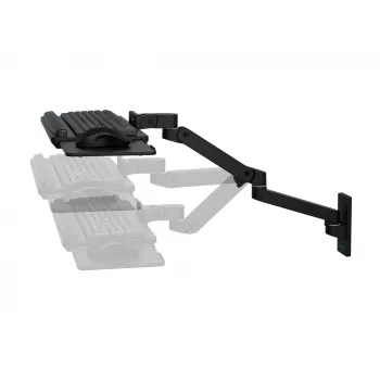 Uchwyt na klawiaturę Ergotron LX Pro Wall klawiatura Arm czarny Aluminium
