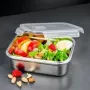 Pojemnik na żywność Lurch Safety 1500 ml - lunchbox ze stali nierdzewnej