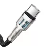 Kabel USB‑C do USB‑C Baseus Cafule Metal — 2 m, ładowanie 100 W, USB 2.0 (480 Mbps), styki ocynkowane, czarny