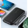 Przenośny powerbank USAMS PB56 10000mAh 2xUSB / USB-C / MicroUSB szybkie ładowanie