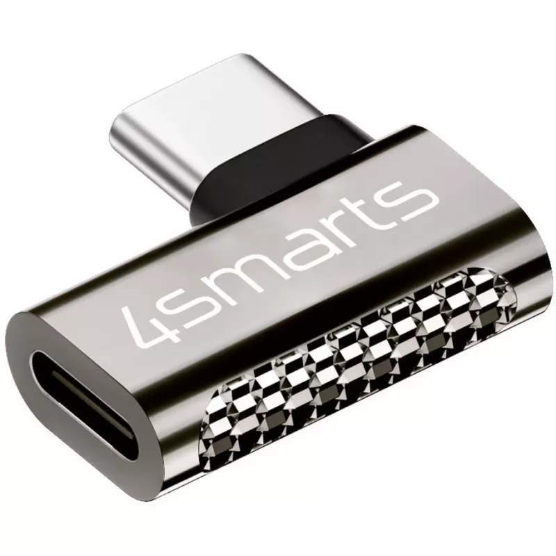 adapter złącza złącza 4smarts 540464 USB-C do USB-C srebrny