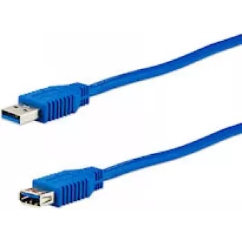Kabel USB e+p CC 318/1 USB 3.2 Gen 1 1.5m Niebieski