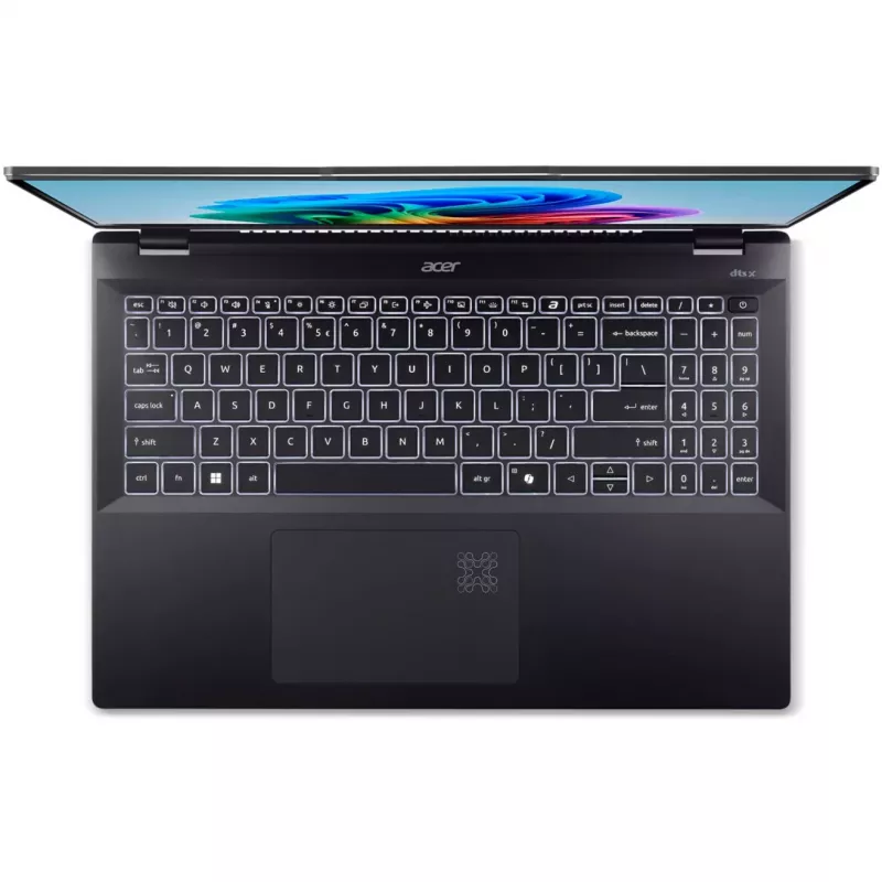 Acer Swift 16 AI SF16-51T - konstrukcja z zawiasem 180° - Intel Core Ultra 7 258V / 2,2 GHz - Evo - Windows 11 Home - Intel Arc Graphics 140V - 32 GB RAM - dysk SSD NVMe 1,024 TB - 40,6 cm (16) OLED