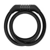 Linka zabezpieczająca Xiaomi BHR6751GL do hulajnogi kopanej, długość 1,2 m, średnica 1,2 cm, zamek szyfrowy, czarna