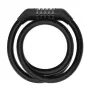 Linka zabezpieczająca Xiaomi BHR6751GL do hulajnogi kopanej, długość 1,2 m, średnica 1,2 cm, zamek szyfrowy, czarna