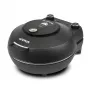 Piec do pizzy G3FERRARI Pummarola — blatowy piekarnik elektryczny, 1200 W, maks. Ø 28–31 cm, kamienna powierzchnia do pieczenia, czarny/srebrny