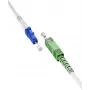 Goobay 59611 Kabel światłowodowy 5 m SC/APC LC/UPC FTTH OS2 Biały (59611)