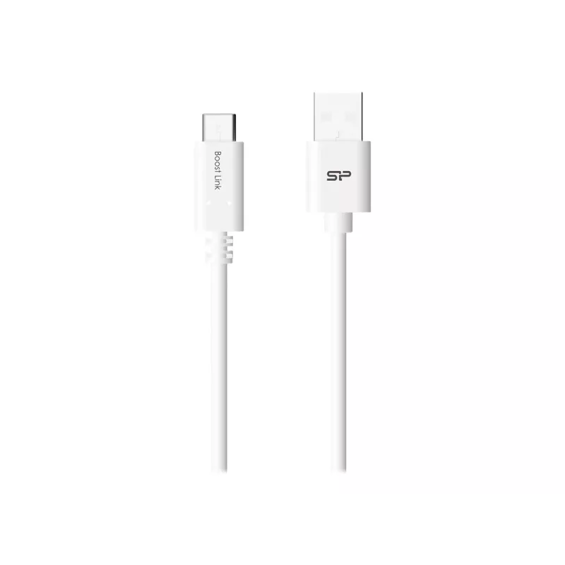 Kabel USB Silicon Power Boost Link PVC LK10AC 1 m USB-A USB-C biały