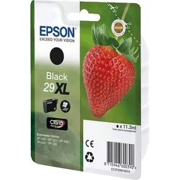 Epson Strawberry 29XL K wkład atramentowy 1 szt. Oryginalny Wysokowydajny (XL) Czarny