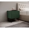 Komplet szafek nocnych cama meble ONDA 2 szt. 50×40×wys.54 cm, zielone, MDF/płyta wiórowa, rama 16 mm