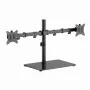 Uchwyt biurkowy do monitora Gembird MS-D2ST-01 na 2 wyświetlacze, do 32 cali, VESA 75x75–100x100, maks. obciążenie 18 kg, czarny