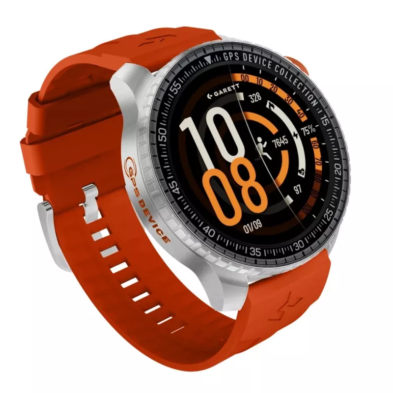 Smartwatch Garett Compass GPS srebrny