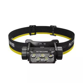 Latarka czołowa Nitecore HC70 UHE — latarka na opaskę, 1600 lumenów, wstrząsoodporna, wodoodporna, 0,172 kg, czarna