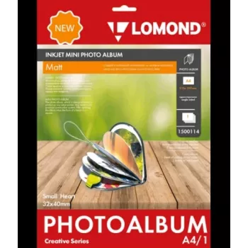 Lomond Inkjet Mini Album Small Heart Matte 32x40mm (Small)