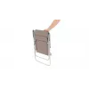 Krzesło kempingowe Outwell Blackpool Toffee Tint — 2 nogi, obciążenie do 120 kg, 3,3 kg, szerokość 56 cm, brązowe