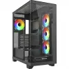 ELITE SHARK CA500, obudowa typu Tower, czarna, hartowane szkło x 2