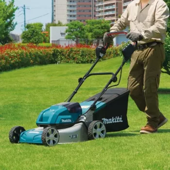 Makita DLM460Z kosiarka do trawy akumulatorowa Czarny, Niebieski