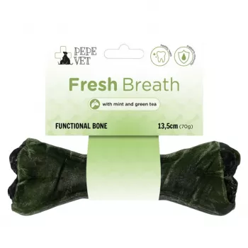 Funkcjonalny przysmak dla psa PAKA ZWIERZAKA Pepe Vet Bone Fresh Breath, gryzak wołowy, 70 g, bezzbożowa, dorosłe psy