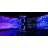 Głośnik przenośny MANTA SPK0601B100, 100 W, Bluetooth, karaoke, mikrofon bezprzewodowy, bateria, korektor, oświetlenie dyskotekowe
