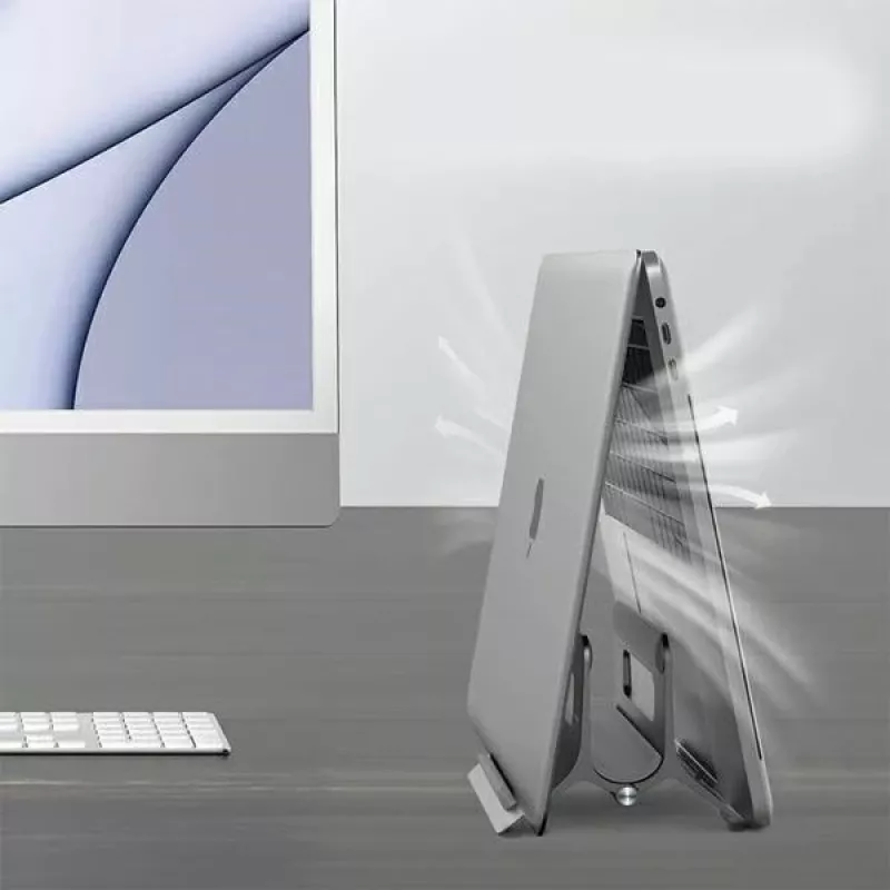 Uchwyt grawitacyjny do MacBooka srebrny
