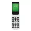 Doro Leva E22 Feature Phone z klapką, 2,8 cala (7,11 cm) Wyświetlacz, Single SIM, 0,3 MP kamera, 1150 mAh, 127,8 g, Czerwony/Biały