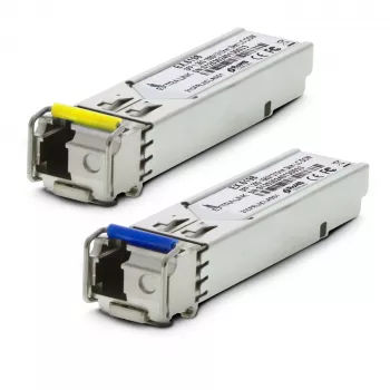 Para modułów SFP WDM Extralink 1,25G 1310/1550nm jednomodowy 3km LC DOM