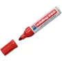 Marker permanentny Edding 550 czerwony 10 szt.
