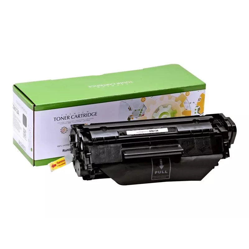 Kompatybilny Static-Control Hewlett-Packard Q2612A czarny, 2000 str.
