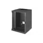 Szafka ścienna Digitus DN-49103 9U IP20 60 kg czarna