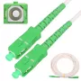 Patchcord Extralink SC/APC–SC/APC Singlemode G.657.A2 3 mm Simplex LSOH 10 m, biały