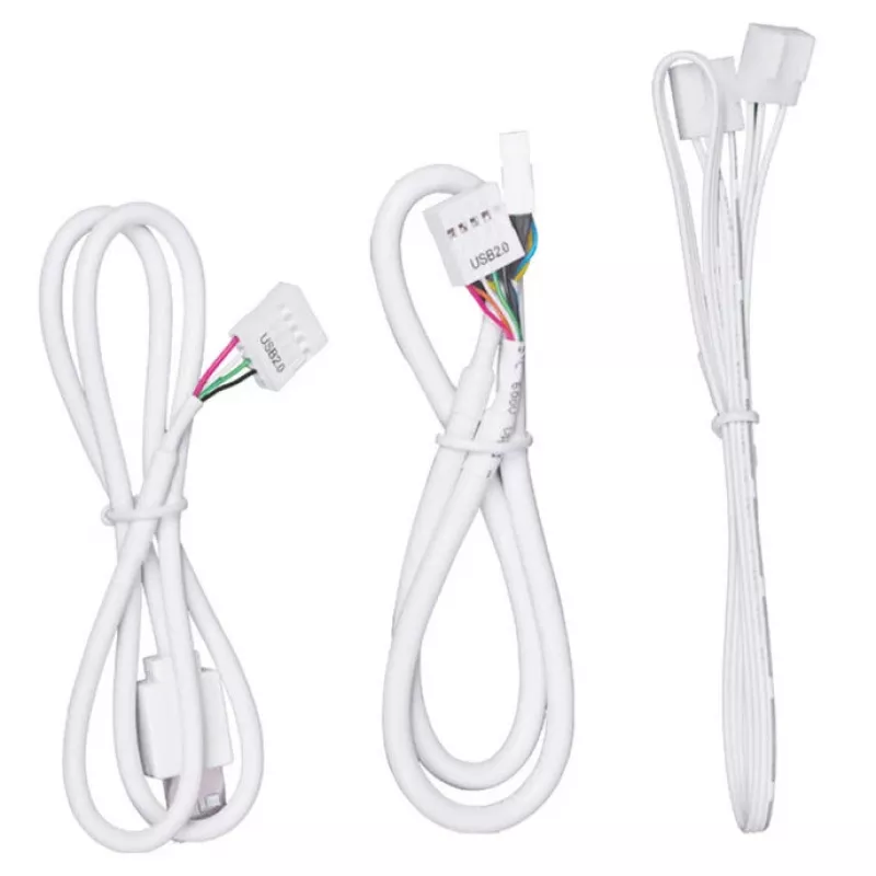 Hub USB i PWM Lian Li EDGE HUB EG-HUB01W — 4× USB, 6× PWM, biały