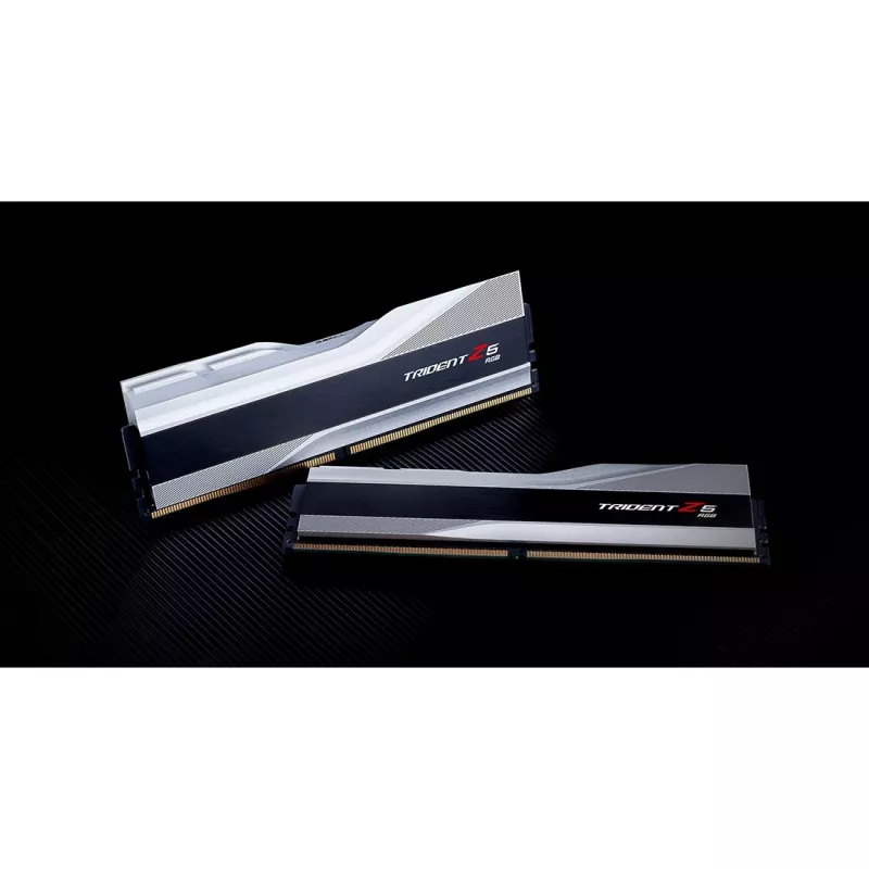 DIMM 32 GB DDR5-6000 (2x 16 GB) Dual-Kit, Arbeitsspeicher silber, F5-6000J3238F16GX2-TZ5RS, Trident Z5 RGB, INTEL XMP