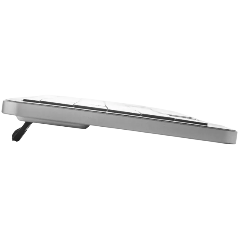 Bezprzewodowa klawiatura CLEVETURA CLVX 1 Touch-On-Keys AI, układ ANSI US Windows, przełączniki nożycowe, aluminiowa obudowa, interaktywne RGB