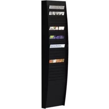 Paperflow Sortiertafel 25-kieszeniowy czarny organizer ścienny A4V1X25.01 na dokumenty A4