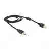 Kabel USB DeLOCK 83566 USB 2.0 1m USB A USB B Czarny