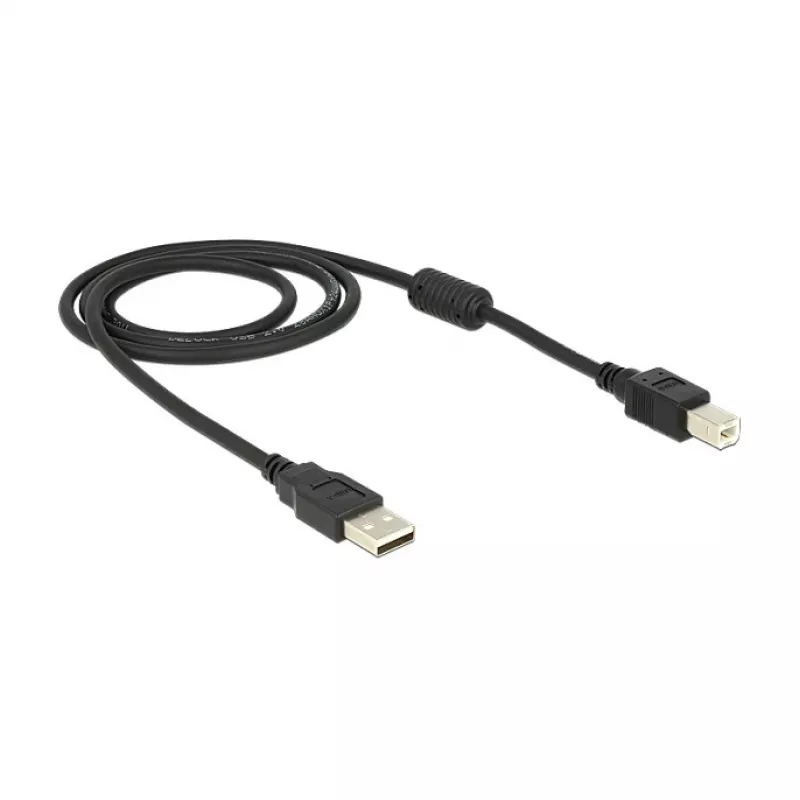 Kabel USB DeLOCK 83566 USB 2.0 1m USB A USB B Czarny