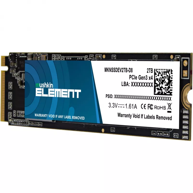 Mushkin ELEMENT – SSD – 2 TB – wewnętrzny – M.2 2280 – PCIe 3.0 x4 (NVMe)