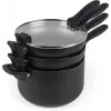 Zestaw naczyń kuchennych Russell Hobbs RH01840EU7 — 4-częściowy, kompaktowy, metaliczny marmur