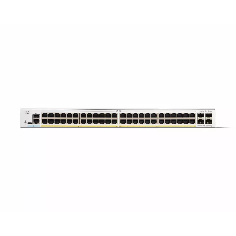 Przełącznik zarządzalny Cisco Catalyst 1200-48P-4X 48 portów GE PoE 4x10GE SFP+