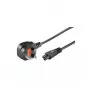 Kabel zasilający Goobay 96046 Czarny 1,8 m Wtyk C5