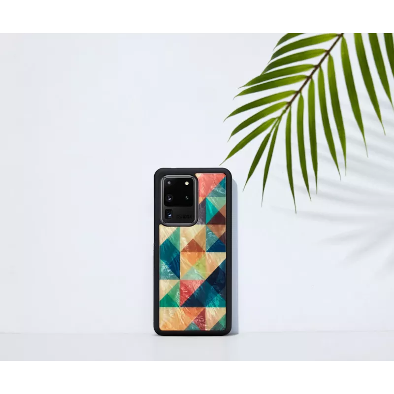 Etui ochronne iKins do Samsung Galaxy S20 Ultra, mozaikowa czerń