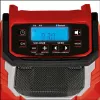 TC-RA 18 Li BT - Solo, radio budowlane czerwono-czarne, Bluetooth, bez akumulatora i ładowarki