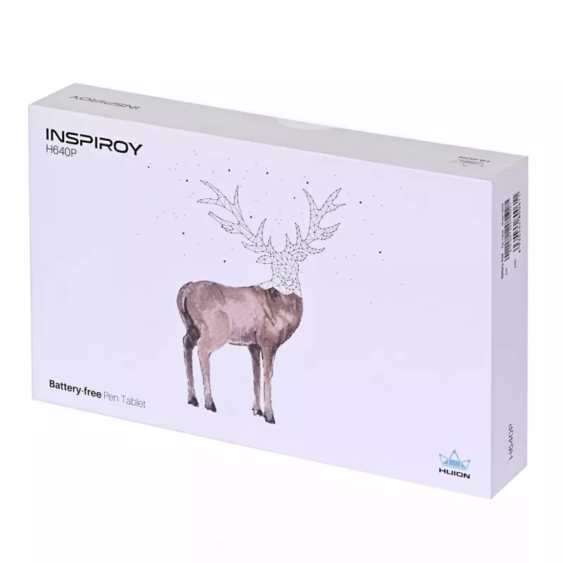 Tablet graficzny HUION H640P 5080 lpi 160 x 99 mm USB Czarny