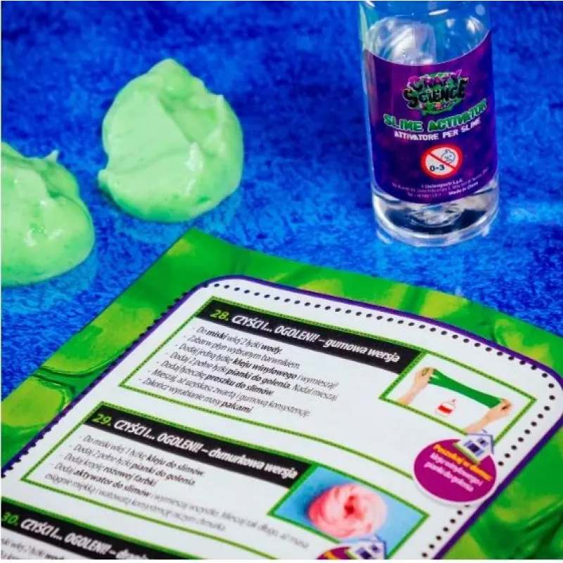 Liscianigiochi Zestaw Naukowy Crazy Science Slime Chameleon 304-PL89246 – edukacyjny zestaw do eksperymentów ze slime